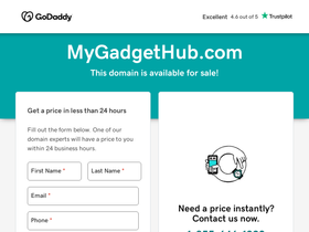 mygadgethub.com homepage screenshot