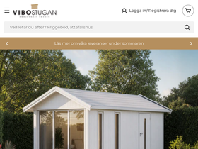 Vibostugan homepage screenshot
