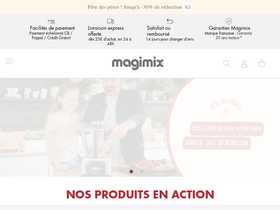 'magimix.fr' screenshot