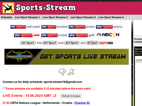 'sports-stream.site' screenshot