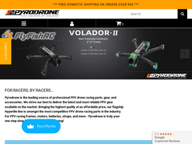 'pyrodrone.com' screenshot
