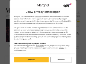 'margriet.nl' screenshot