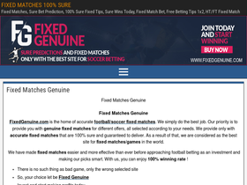 'fixedgenuine.com' screenshot