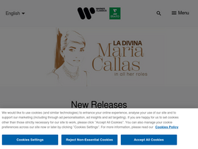 'warnerclassics.com' screenshot