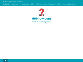 666how.com