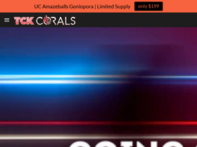 'tckcorals.com' screenshot
