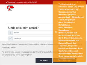 'transferoviarcalatori.ro' screenshot