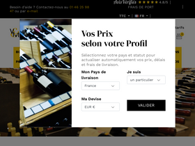 'vinsetmillesimes.com' screenshot