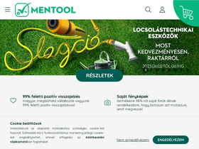 'mentool.hu' screenshot