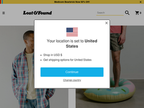 'shoplostfound.com' screenshot