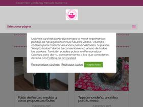 'menudonumerito.com' screenshot