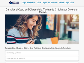 'vendercomprardolares.com' screenshot