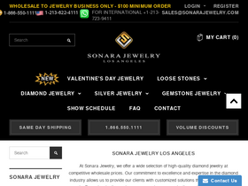 'sonarajewelry.com' screenshot