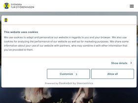 'svenskaturistforeningen.se' screenshot