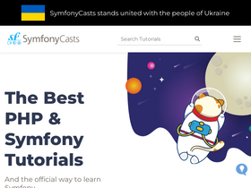 'symfonycasts.com' screenshot