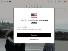 'ysolda.com' screenshot