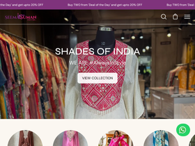 seemaandsuman.com homepage screenshot