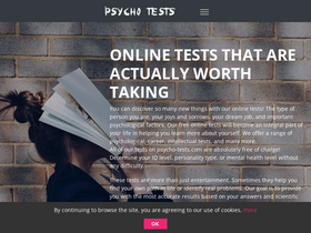 'psycho-tests.com' screenshot