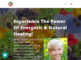 'whiterabbitinstituteofhealing.com' screenshot