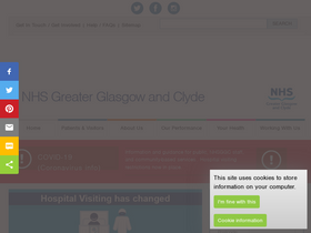 'nhsggc.org.uk' screenshot