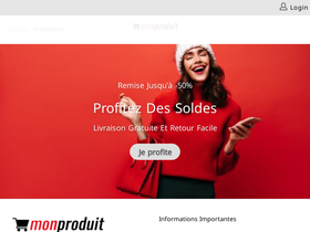 Monproduit website screenshot
