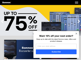 'sonnox.com' screenshot