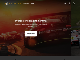 veloxis.se homepage screenshot