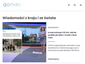 'goniec.pl' screenshot