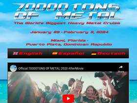 '70000tons.com' screenshot