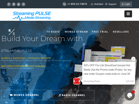 'streamingpulse.com' screenshot