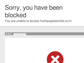 'hushpuppiesindia.co.in' screenshot