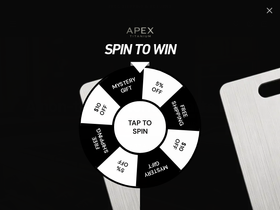 Apex Titanium homepage screenshot