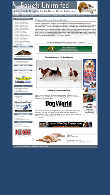 bassetsunlimited.com