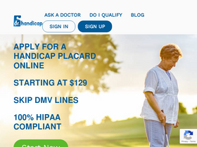 'drhandicap.com' screenshot