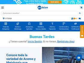 'prodalam.cl' screenshot