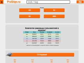 'proships.ru' screenshot
