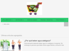 'nutricionyalimentos.com' screenshot