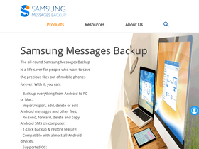 'samsung-messages-backup.com' screenshot