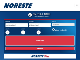 'noreste.com.mx' screenshot