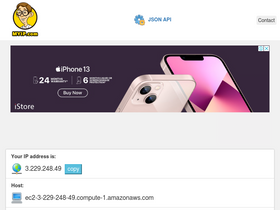 'myip.com' screenshot