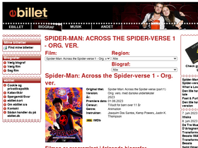 'ebillet.dk' screenshot