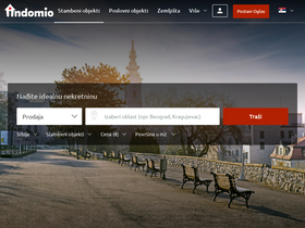'indomio.rs' screenshot