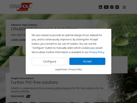 'orafol.com' screenshot