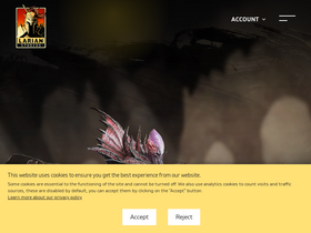 'larian.com' screenshot