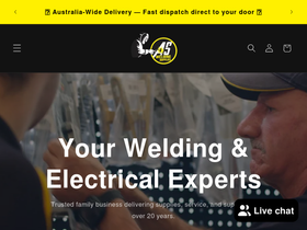 A&S Welding & Electrical website screenshot