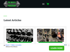 'themuscleprogram.com' screenshot