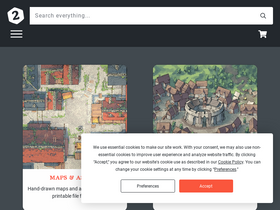 '2minutetabletop.com' screenshot
