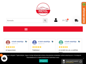 'royaltuning.hu' screenshot