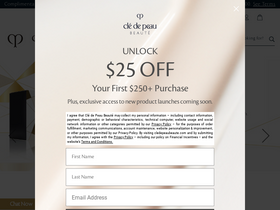 'cledepeaubeaute.com' screenshot