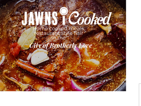 'jawnsicooked.com' screenshot